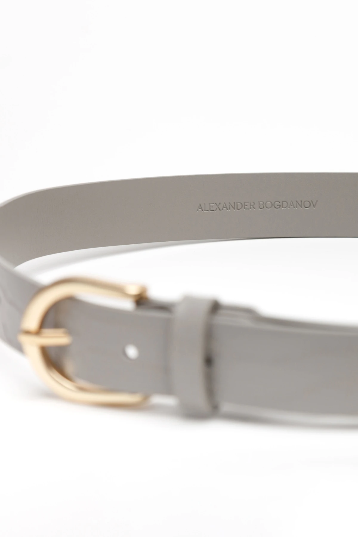 Пояс светло-серый 3 см 3