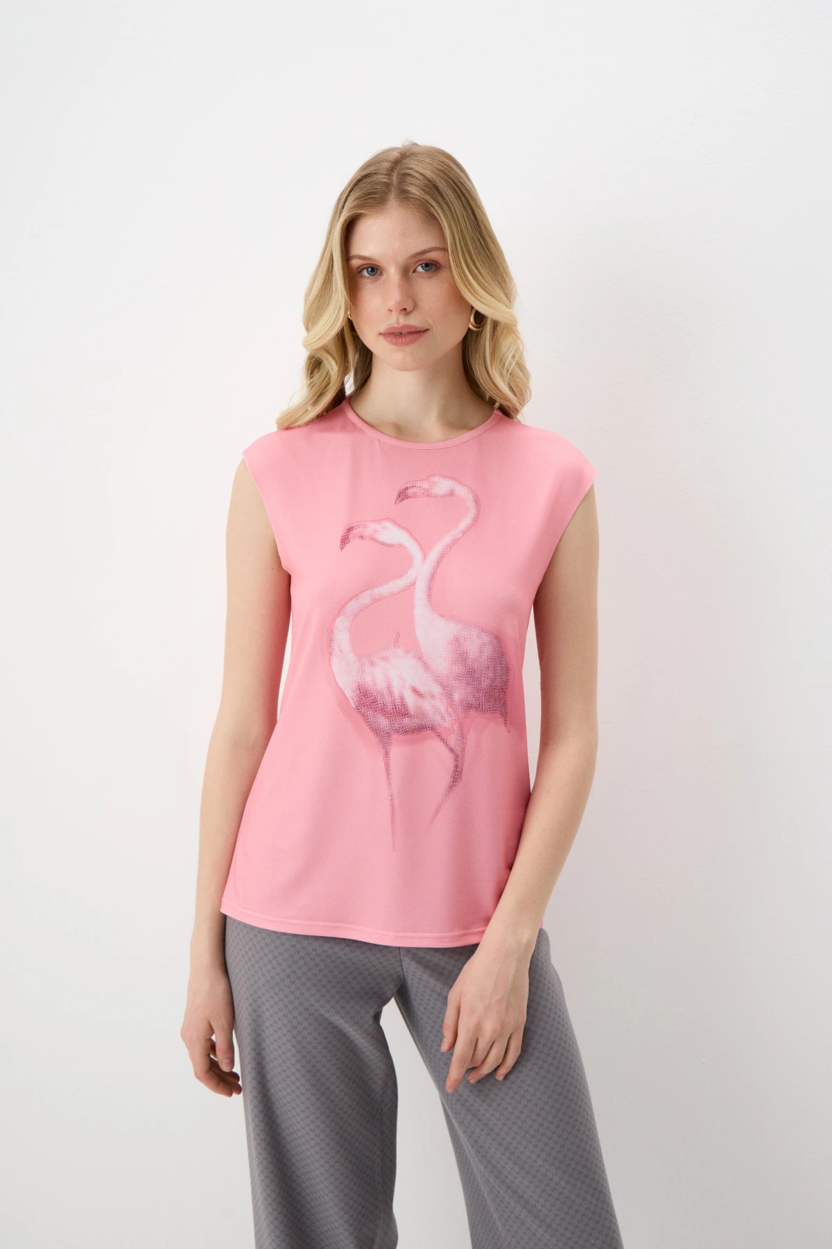 Джемпер "Возвращение фламинго" 1