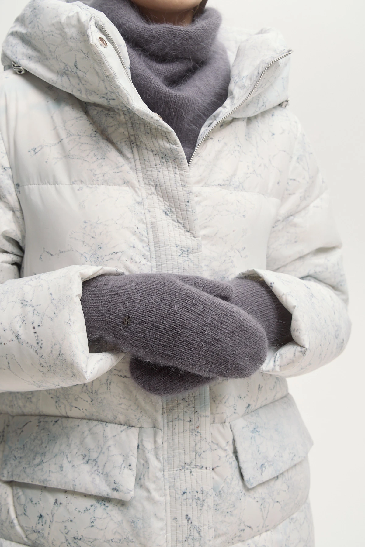 Варежки "Туманный аметист" 1