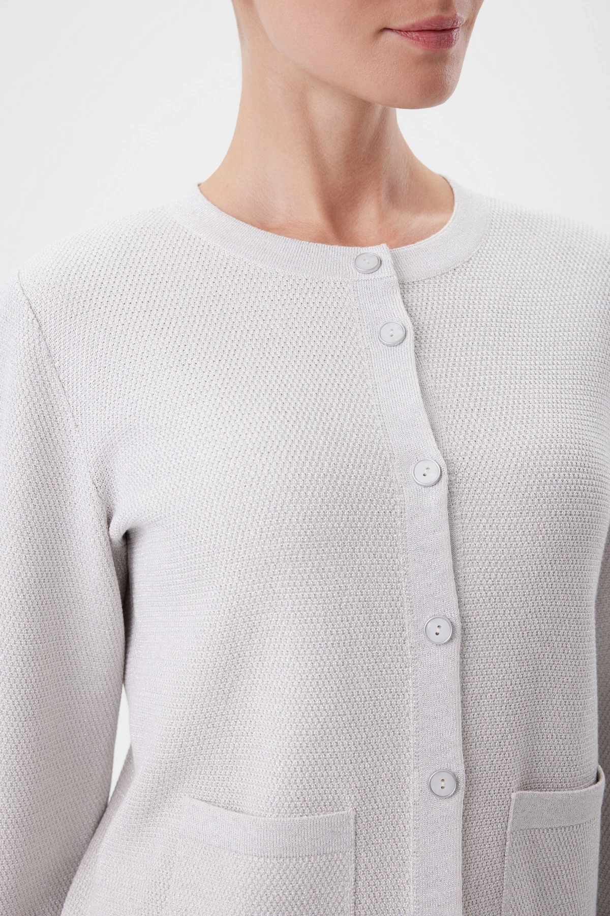 Джемпер на пуговицах «Осязание» 4