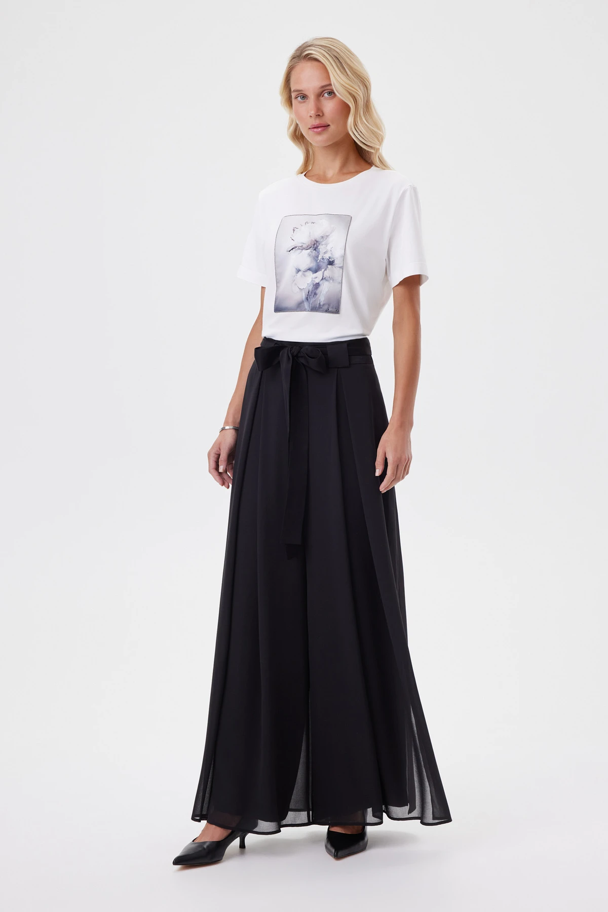 Брюки с поясом «Тёплые ночи»  1