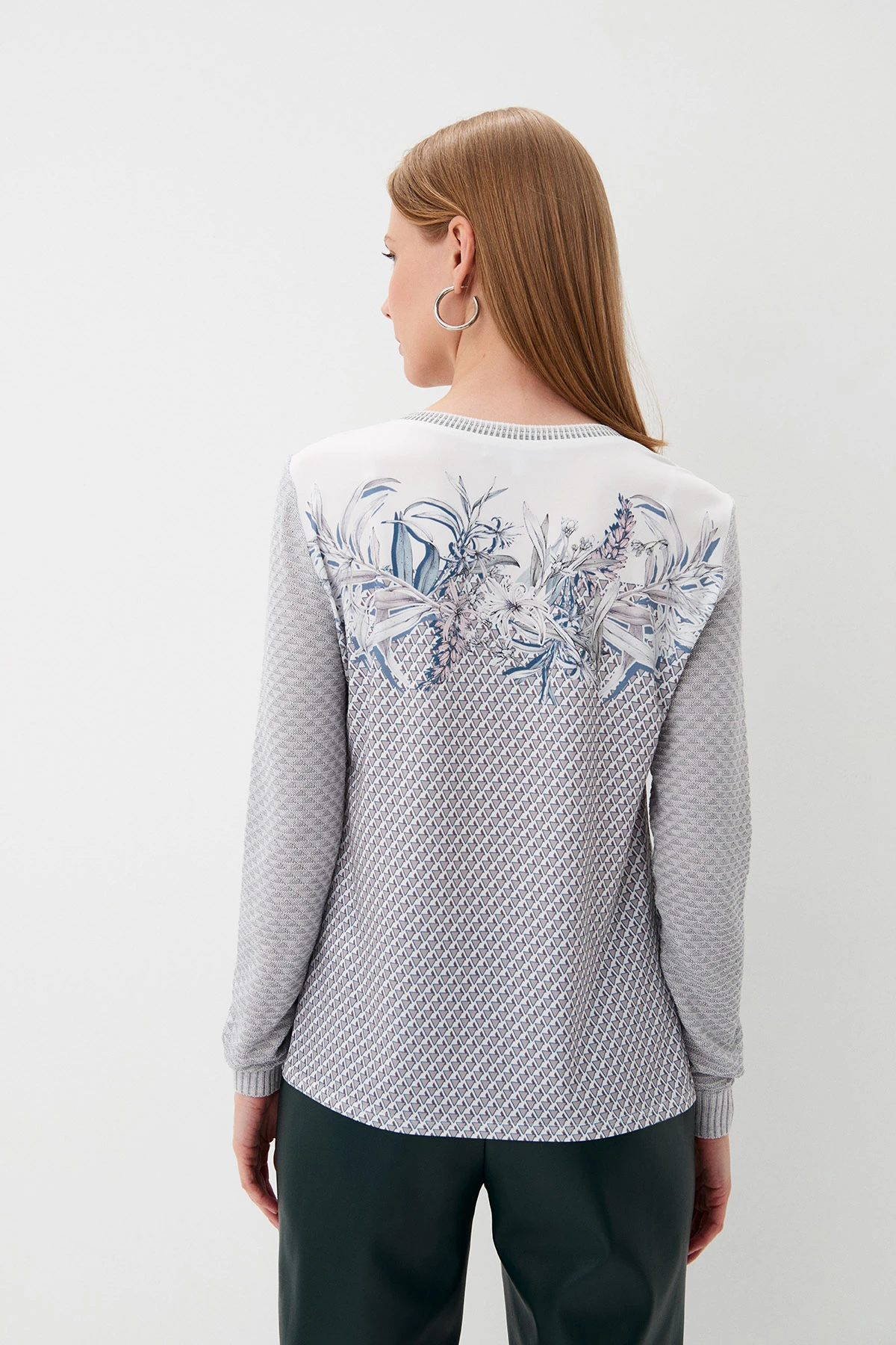 Джемпер "Малахитовая роса" 1