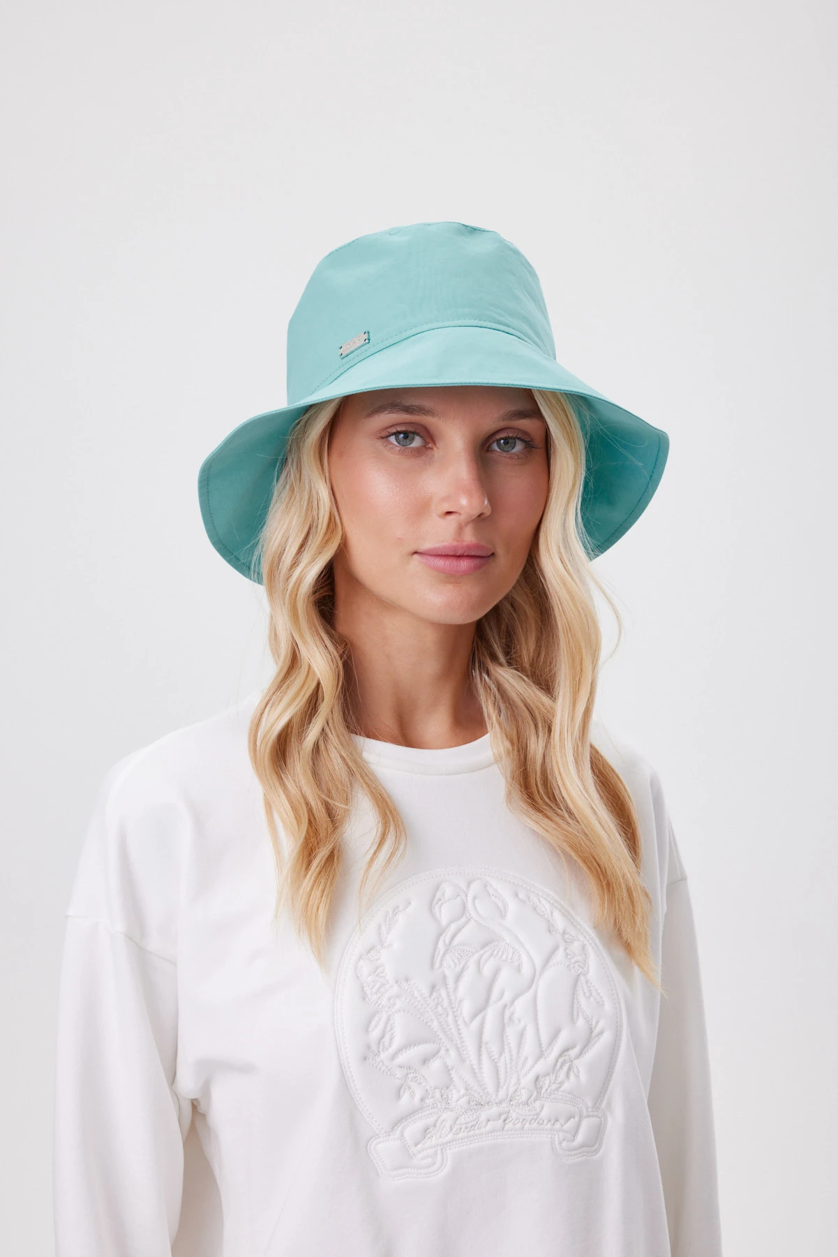 Шляпа бирюзовая 4