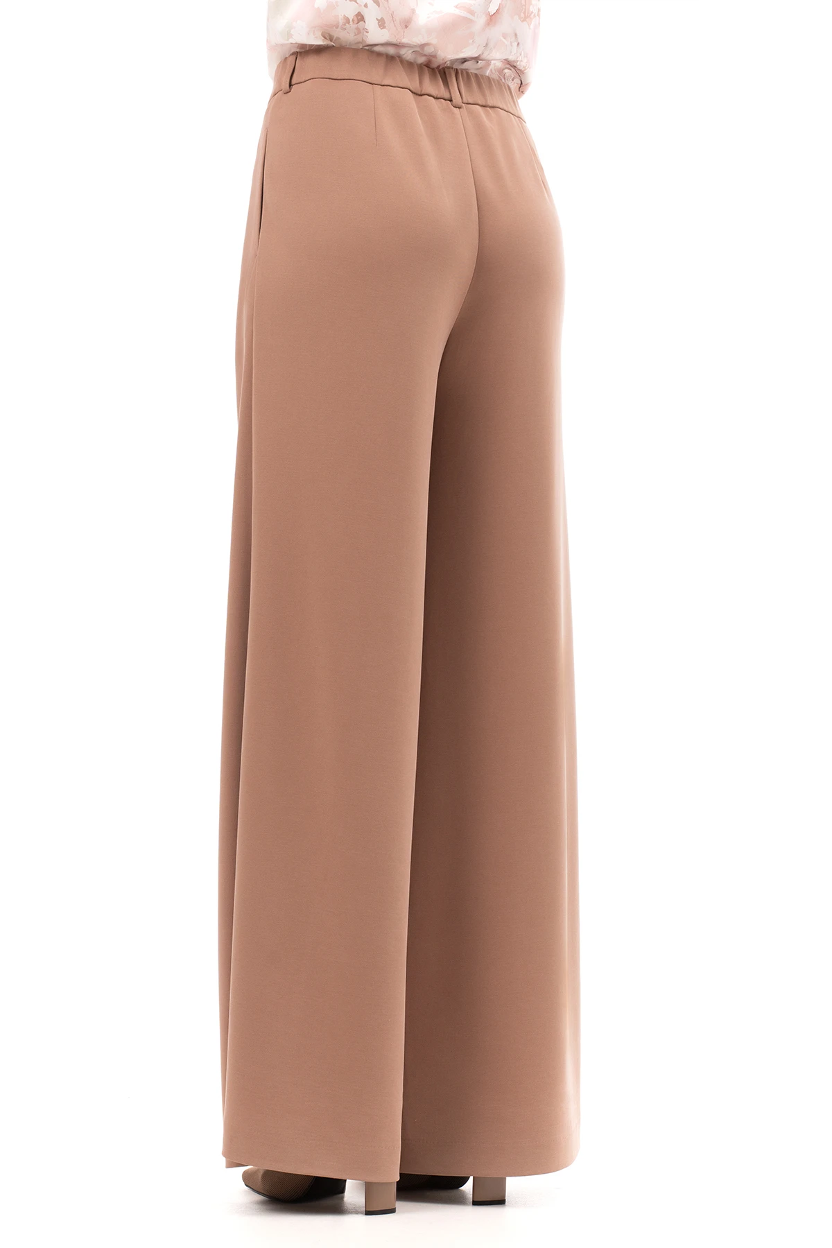 Брюки широкие кофейные 2