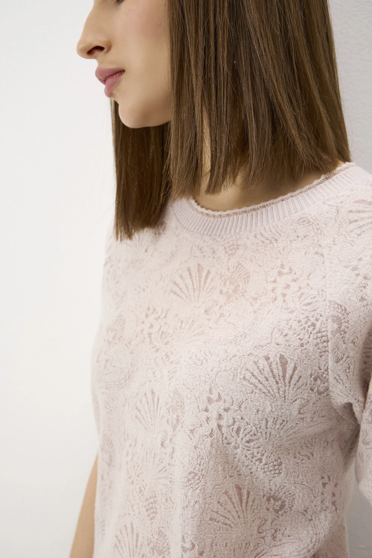 Джемпер пудровый 3