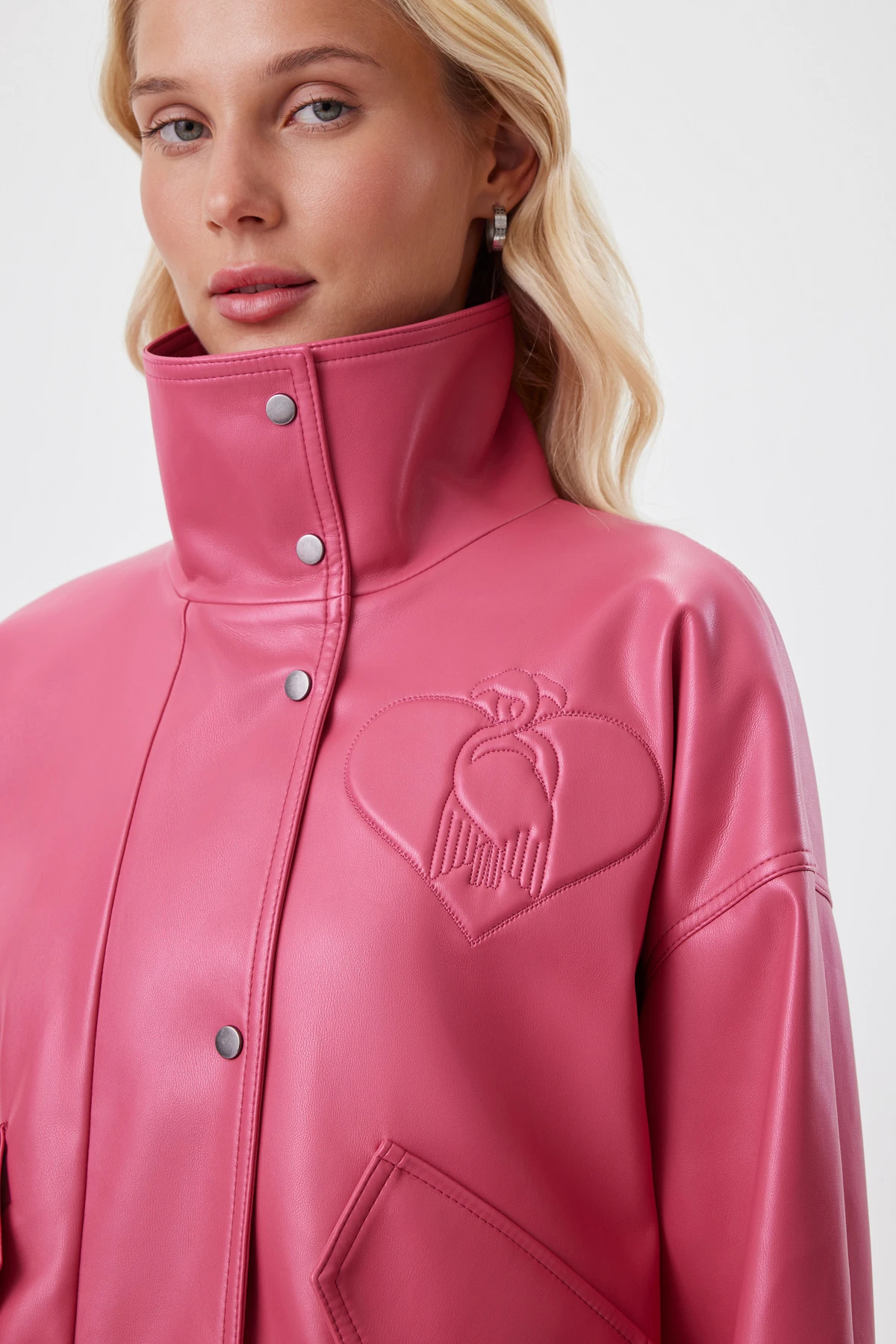 Куртка розовая "Семейные ценности" 8