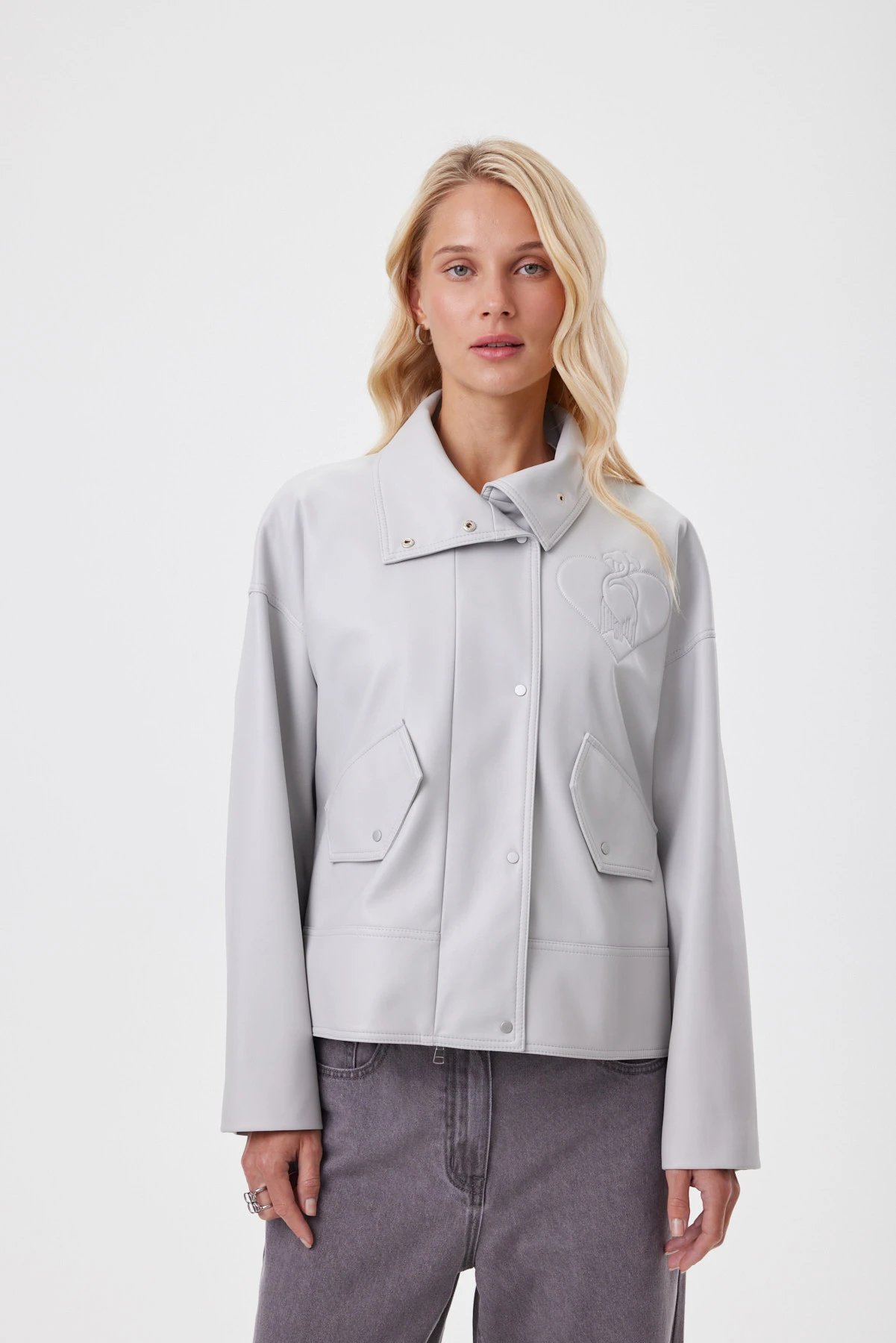 Куртка серая «Семейные ценности» 7