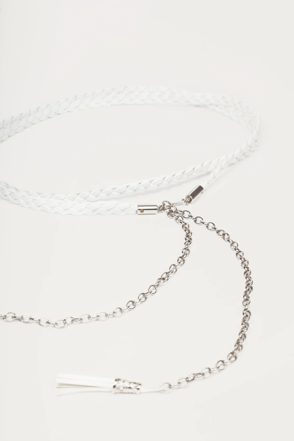 Пояс коса белый 3