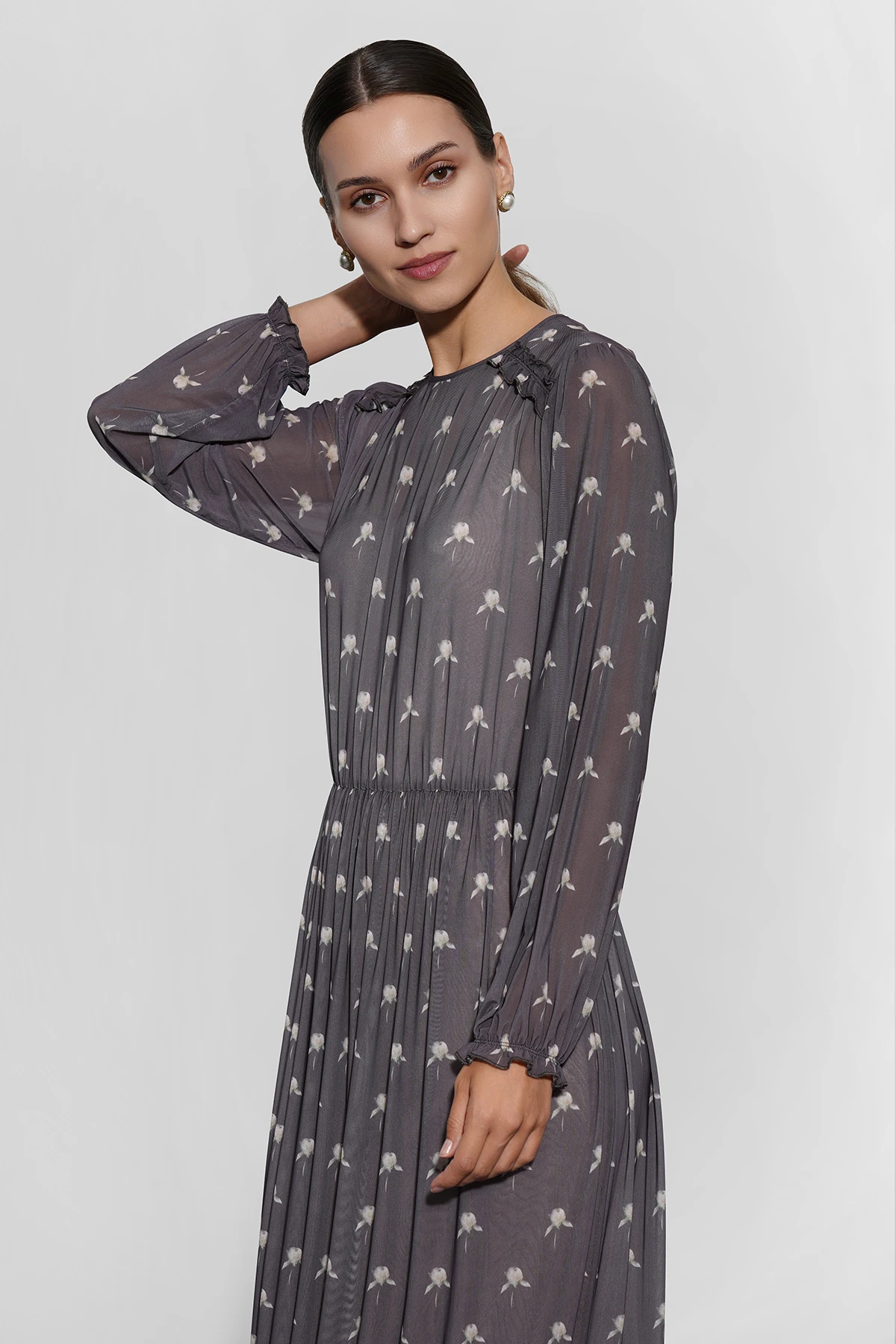 Набор платье тёмное "Мелодия утра" 3