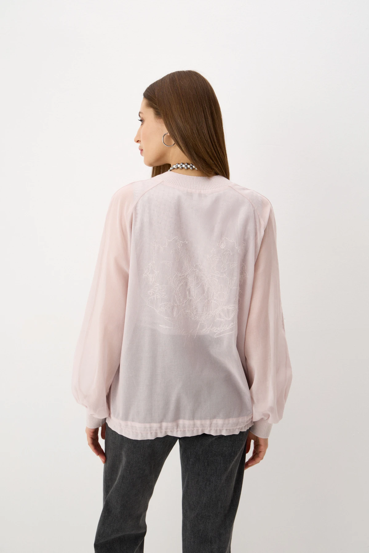 Бомбер пудровый 2