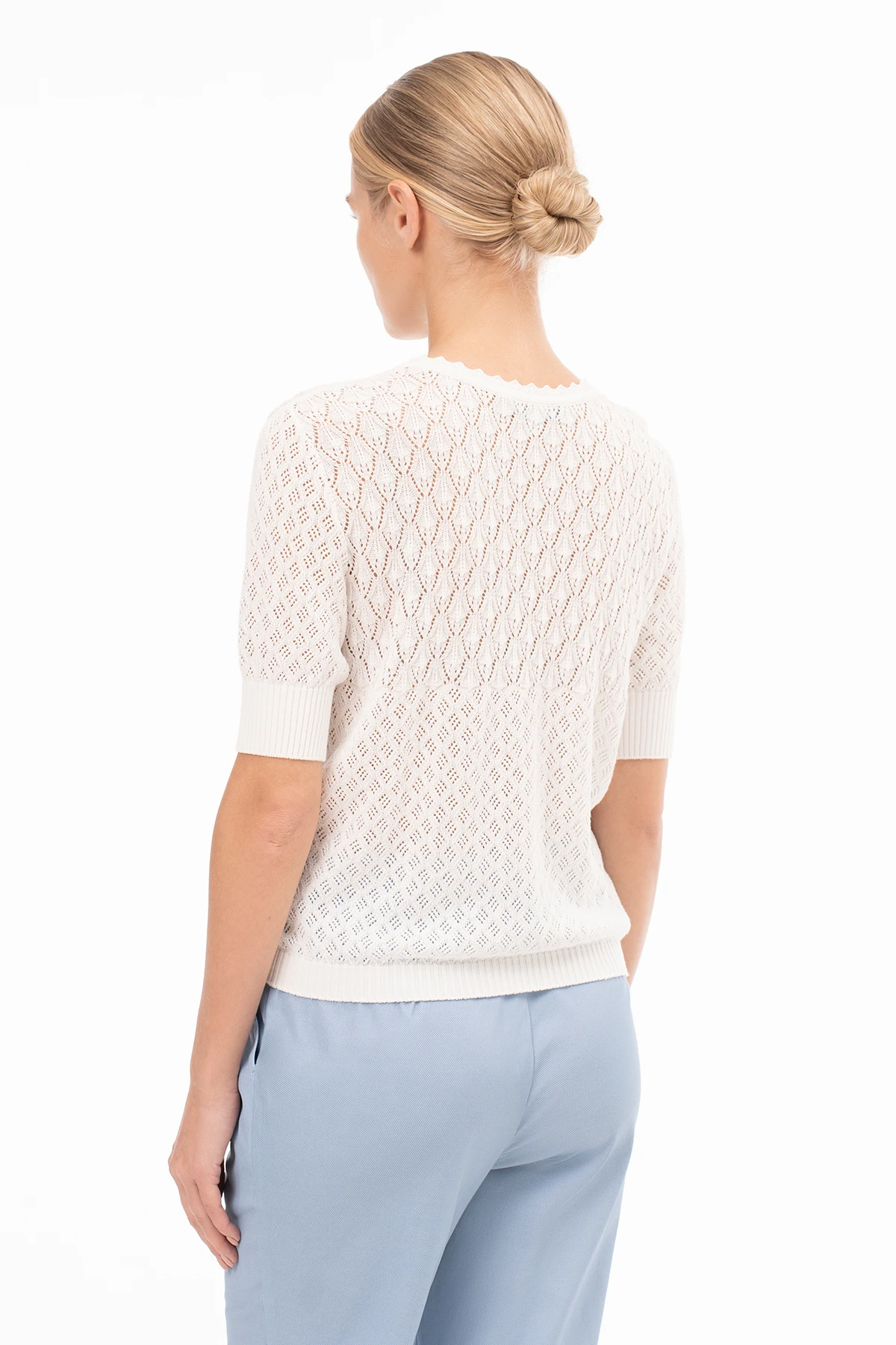 Джемпер "Ажурное солнце" 7