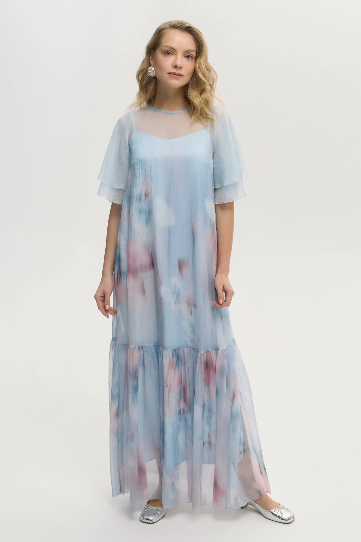 Платье прямое "Небесные грёзы" 6