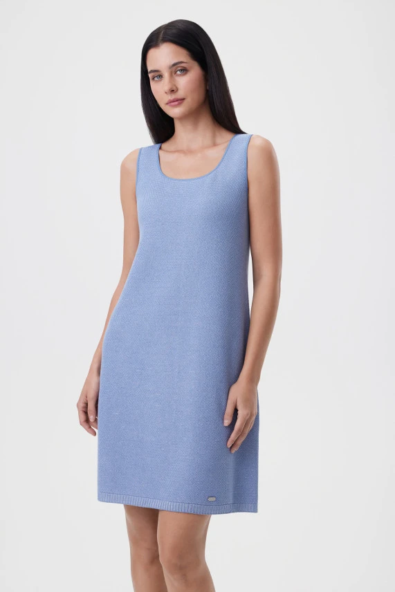 Платье вязаное «Городской полдень»