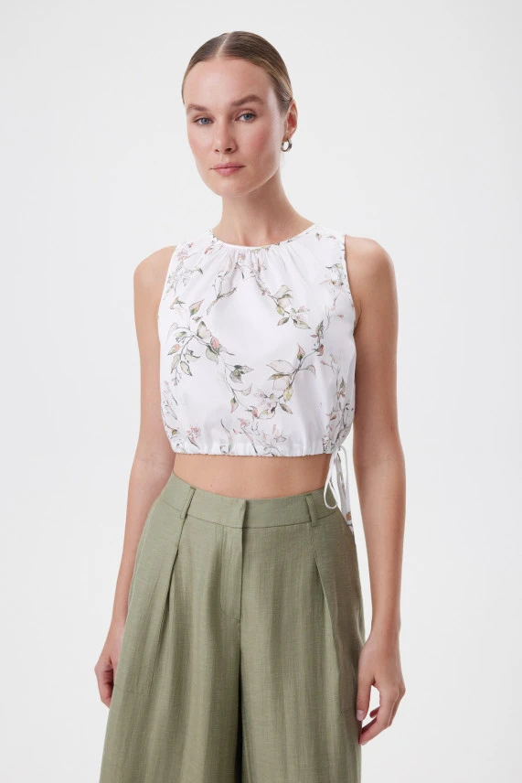 Укороченный топ «Флорариум»