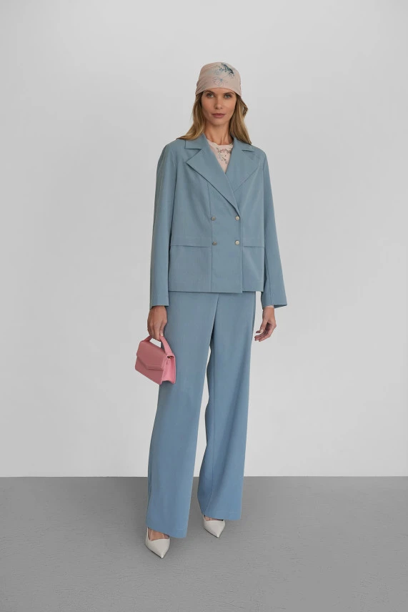 Брюки широкие "Путешествие"