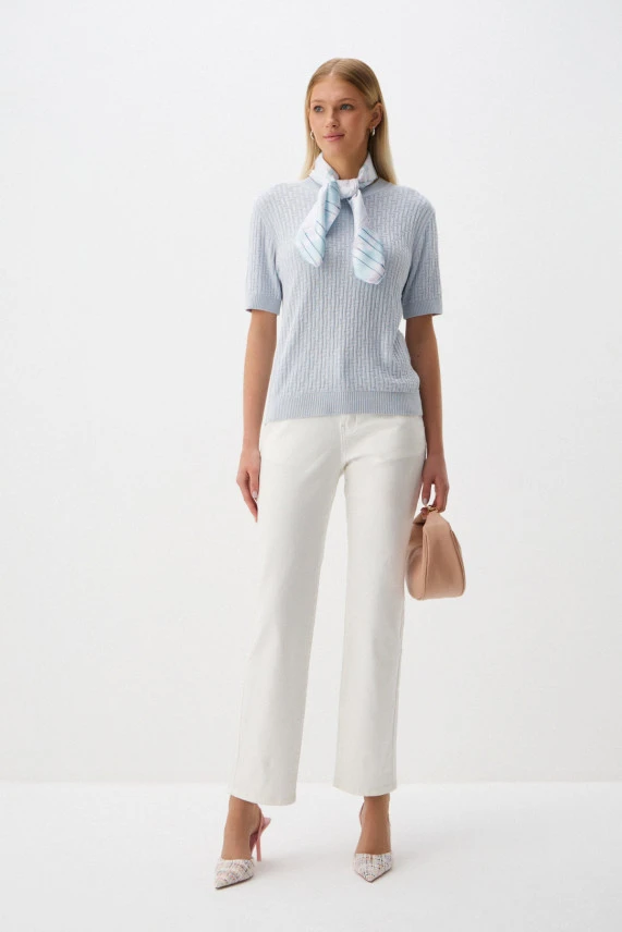 Брюки джинсовые светлые