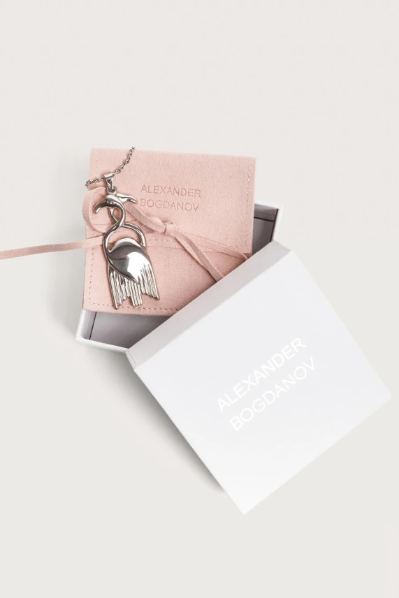 Кулон "Фламинго" с чехлом