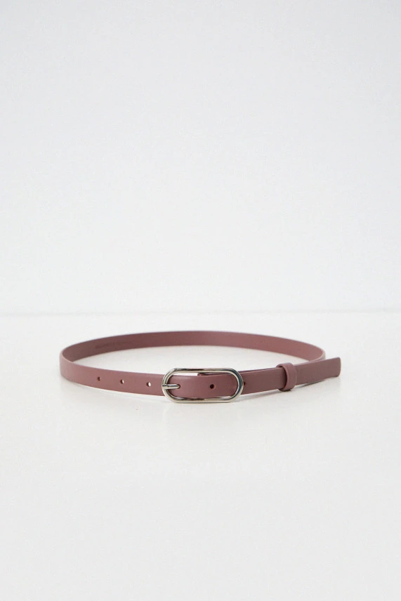 Пояс пыльная роза 1,5 см