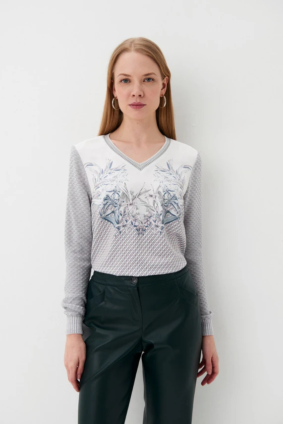 Джемпер "Малахитовая роса"