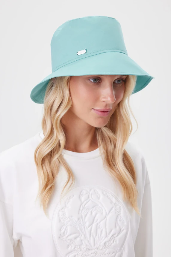 Шляпа бирюзовая