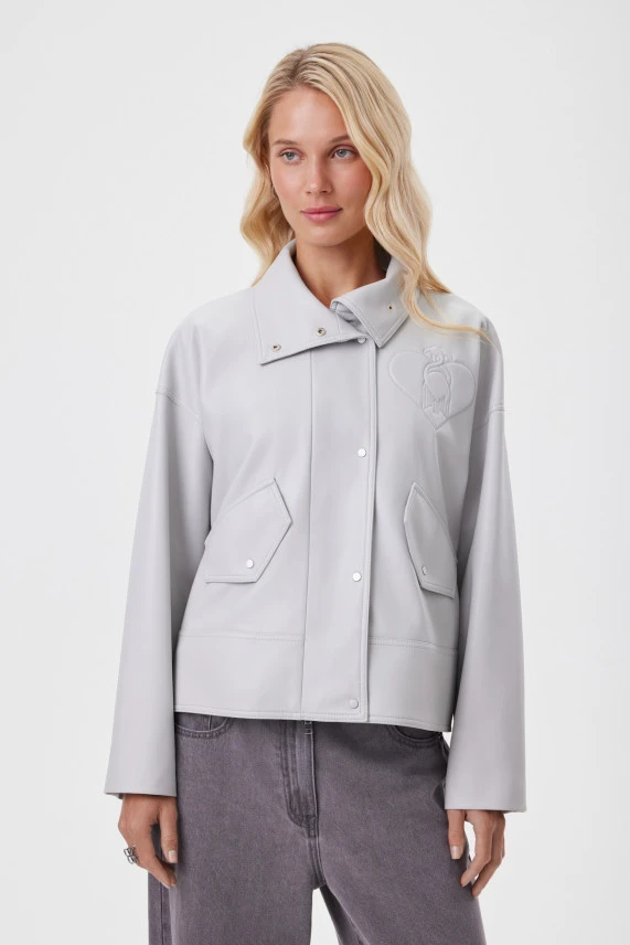 Куртка серая «Семейные ценности»