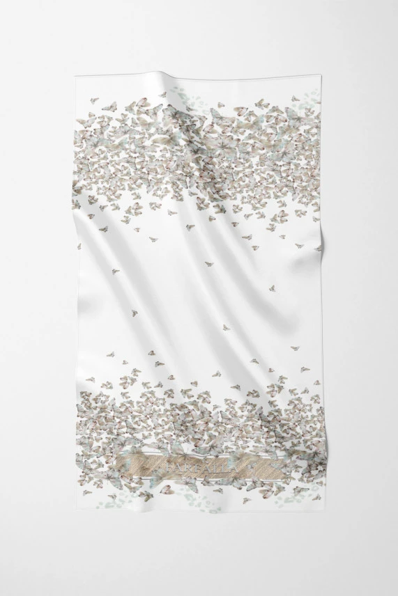 Палантин "Природа полёта"