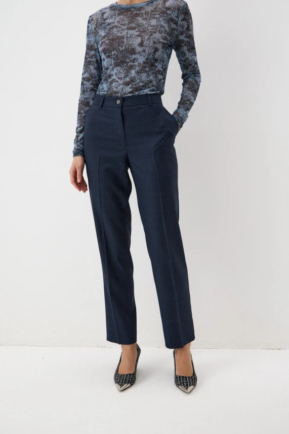 Брюки синие