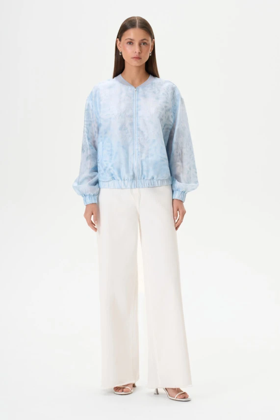 Блузон на молнии "Туманное утро"