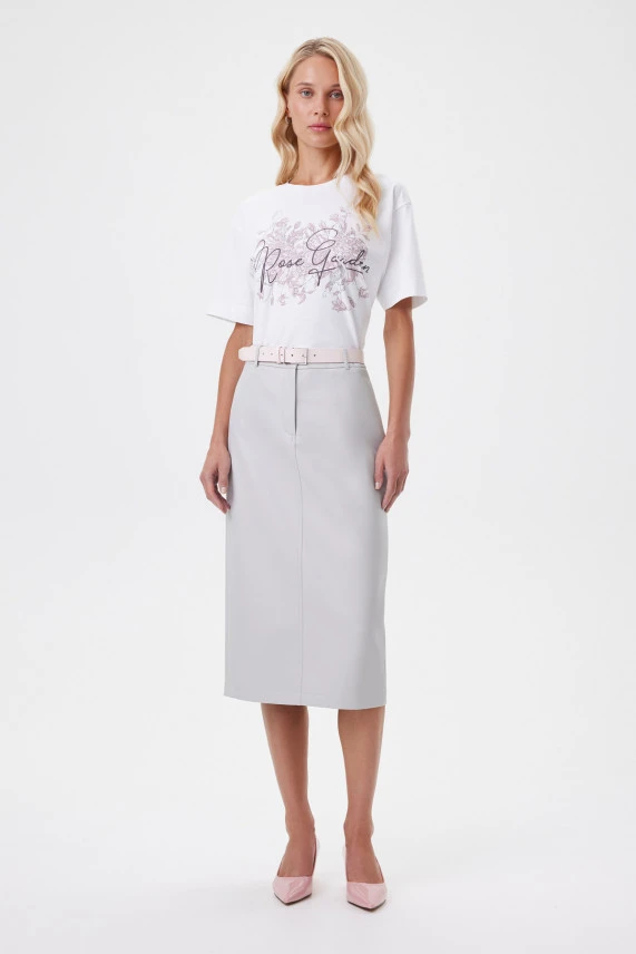 Юбка серая «Семейные ценности»
