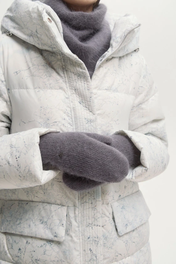 Варежки "Туманный аметист"