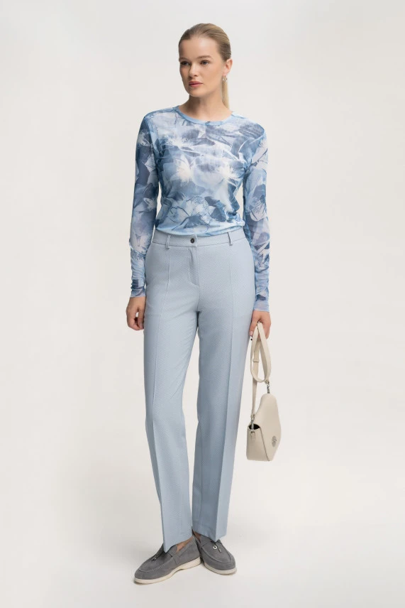 Брюки "Голубая орхидея"