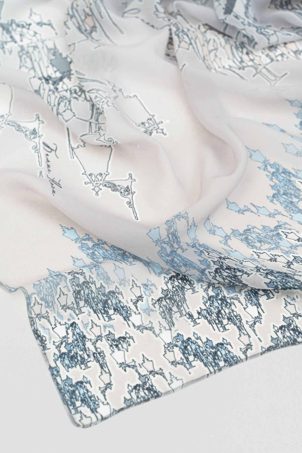 Палантин &quot;Ночная прогулка&quot; 3