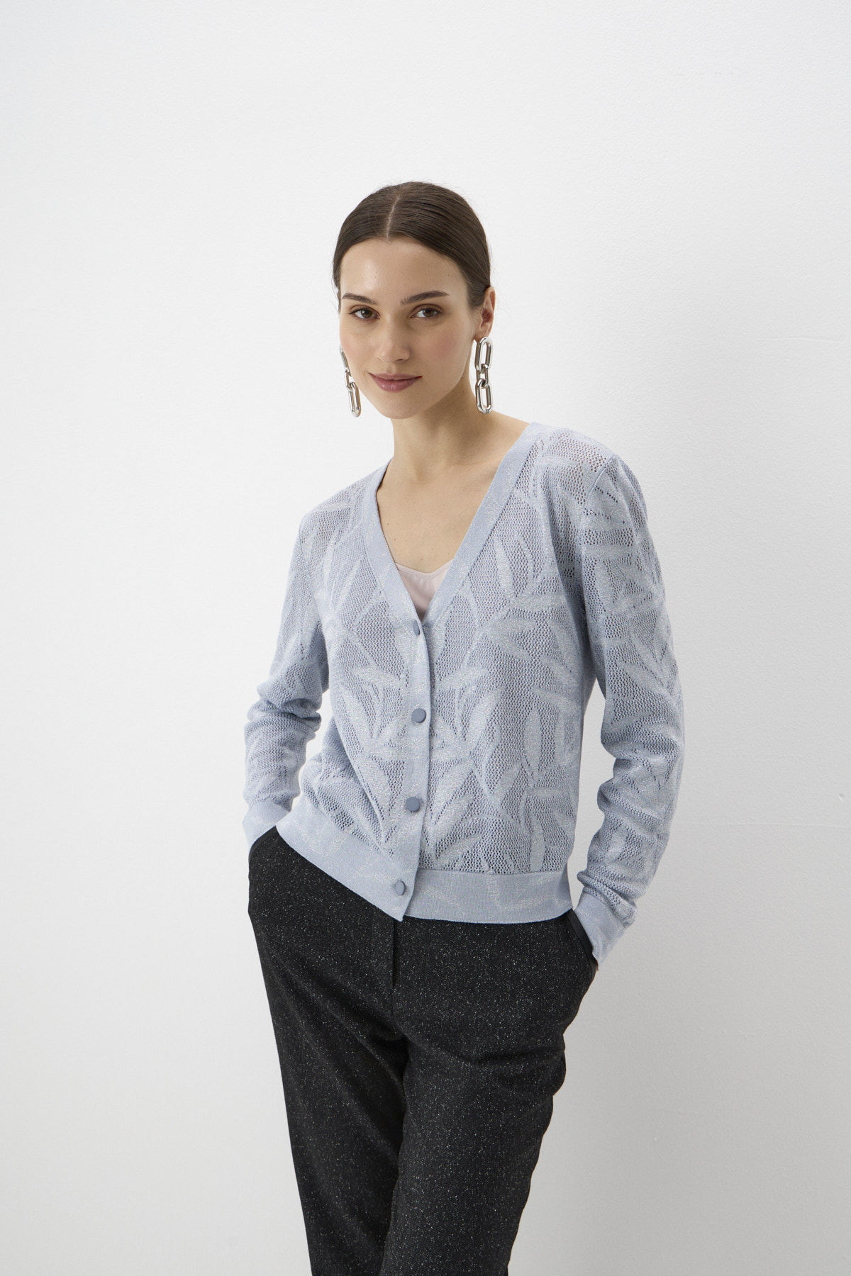 Кардиган голубой 6