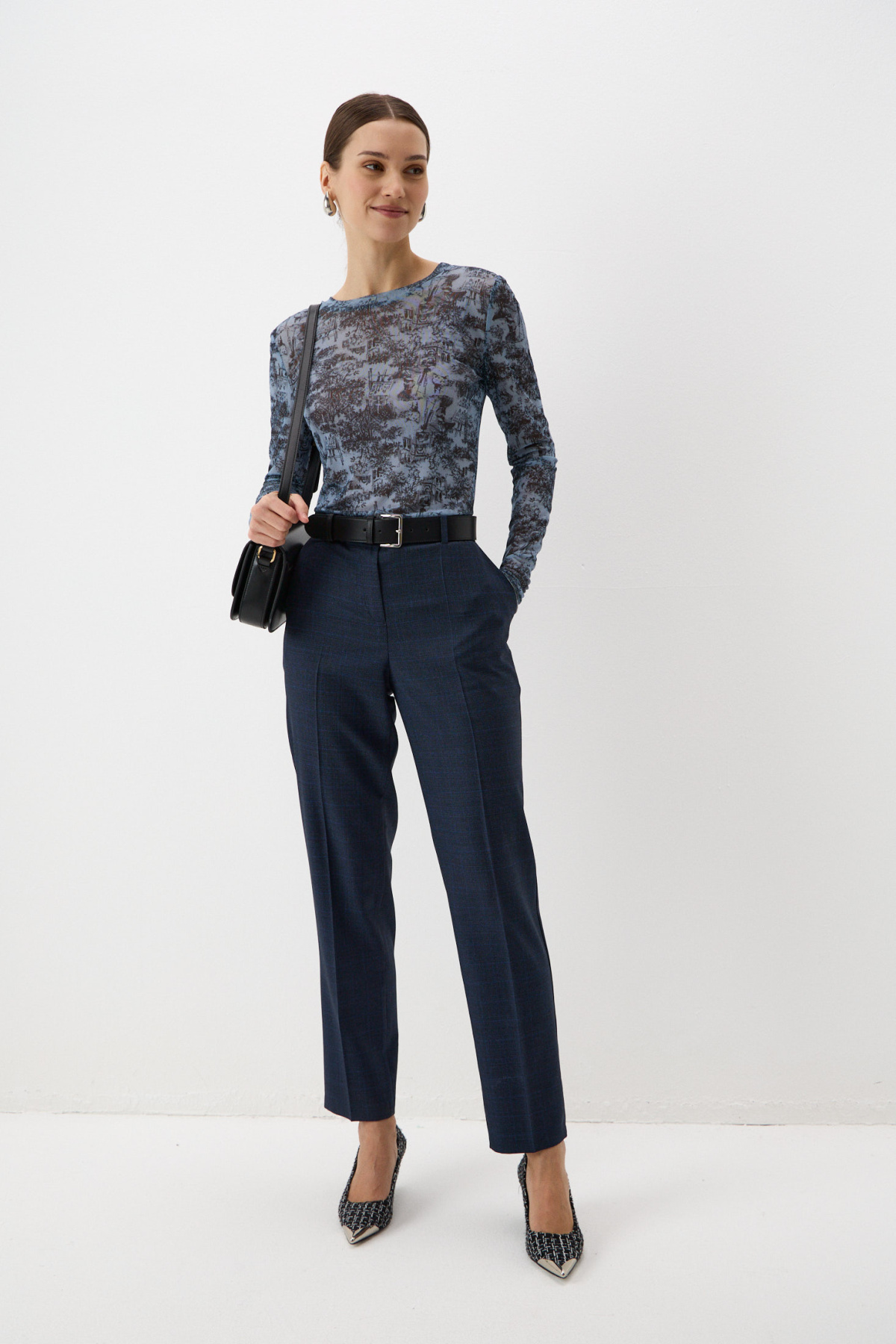 Брюки синие 2