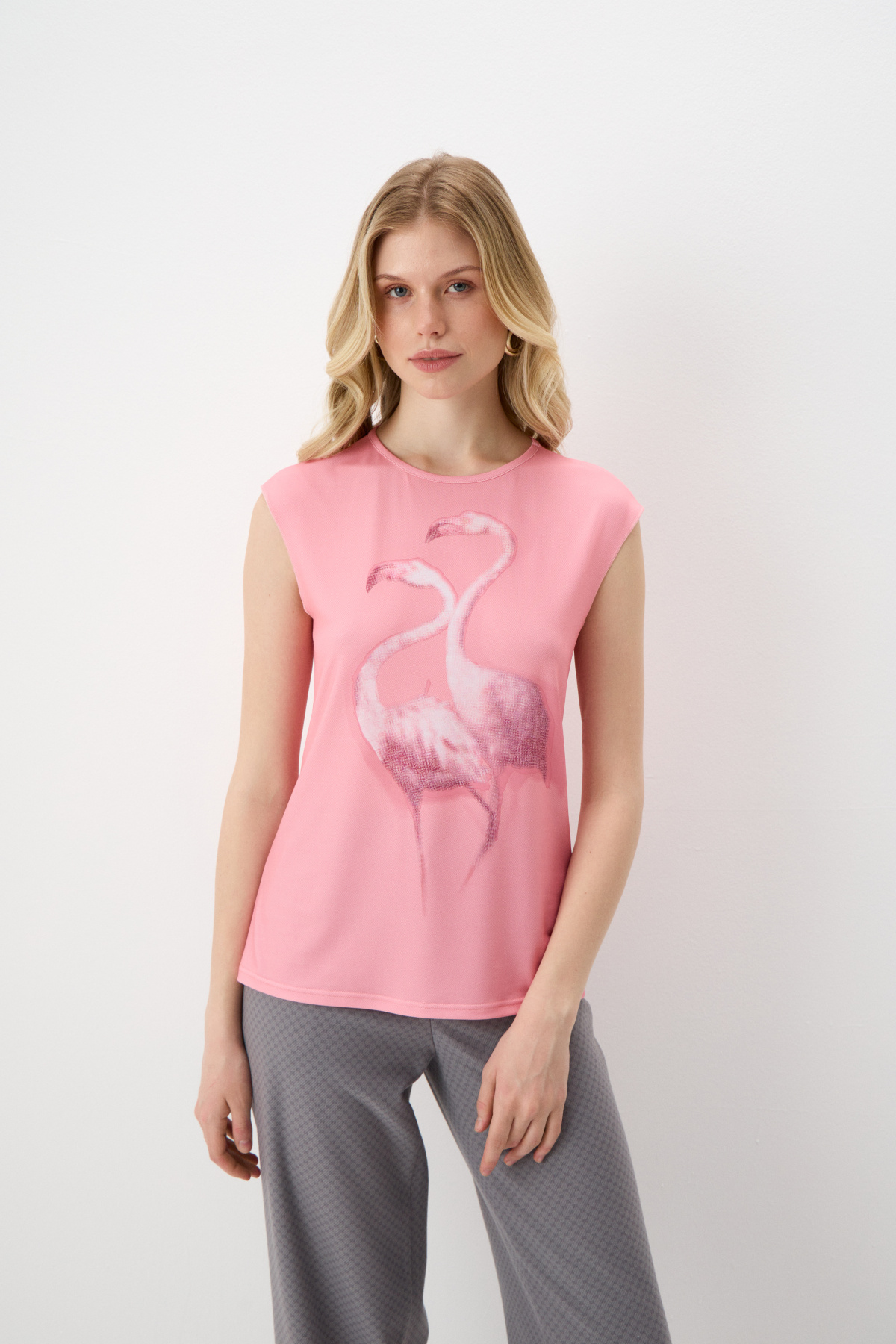 Джемпер &quot;Возвращение фламинго&quot; 1