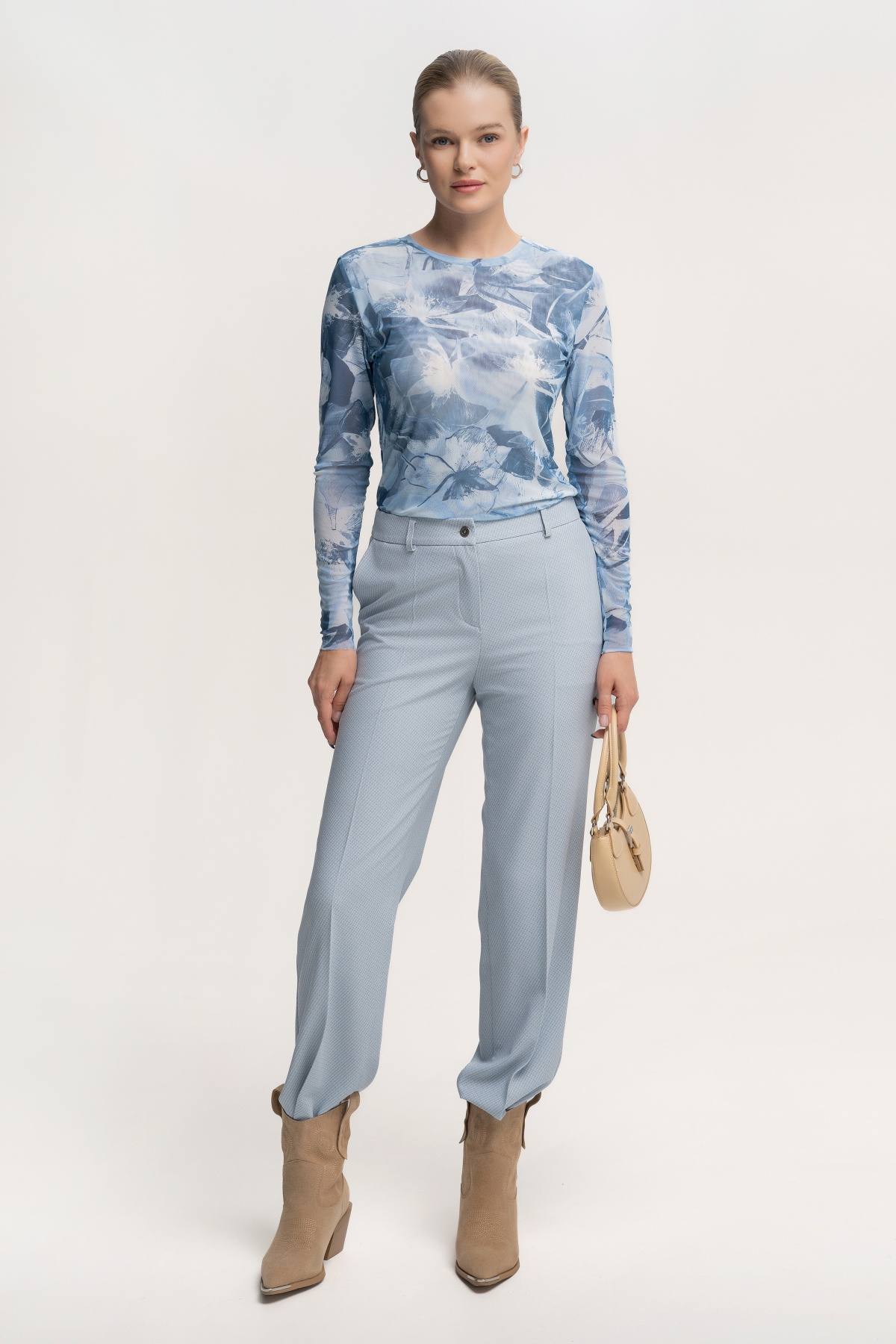 Брюки &quot;Голубая орхидея&quot; 4