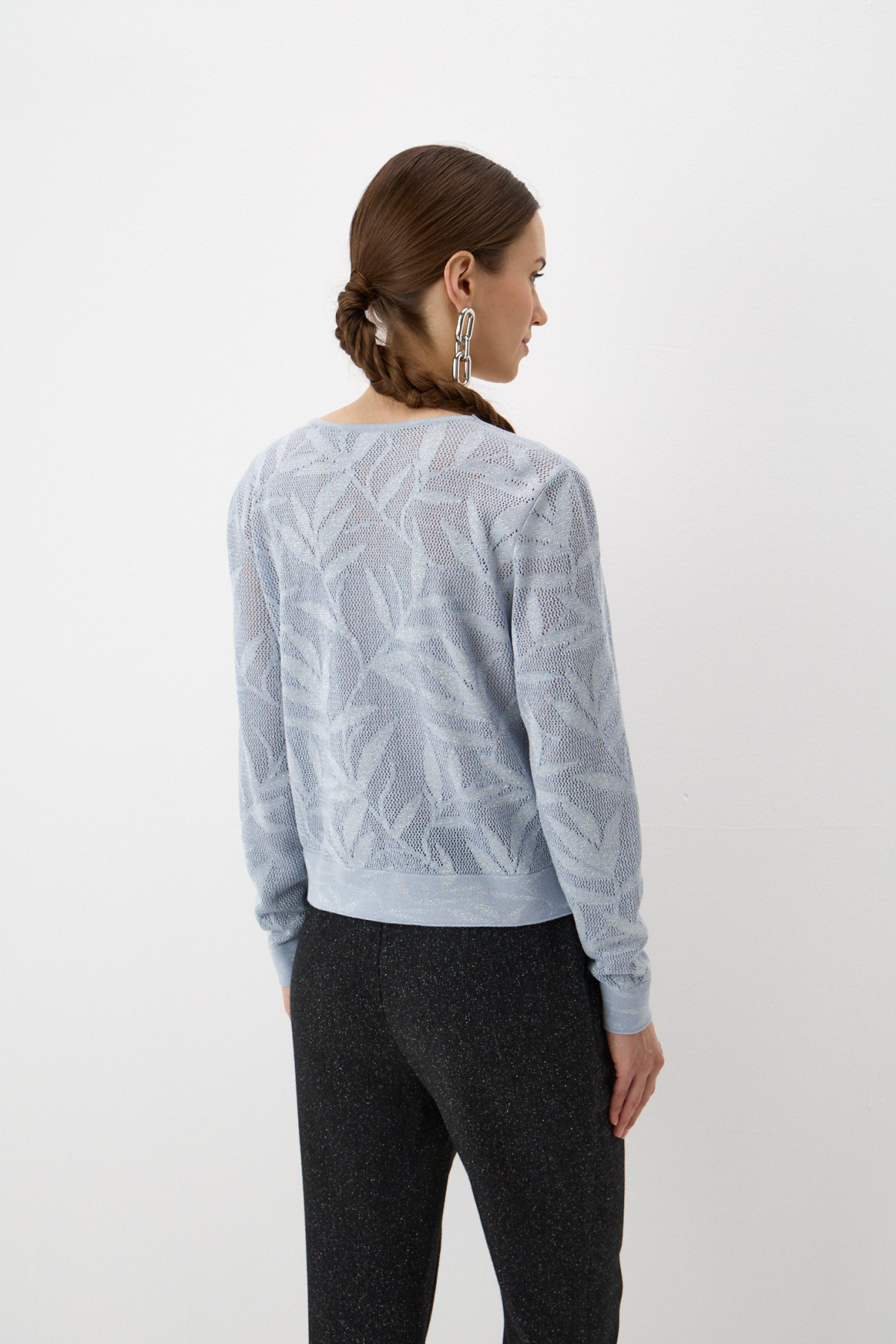 Кардиган голубой 4