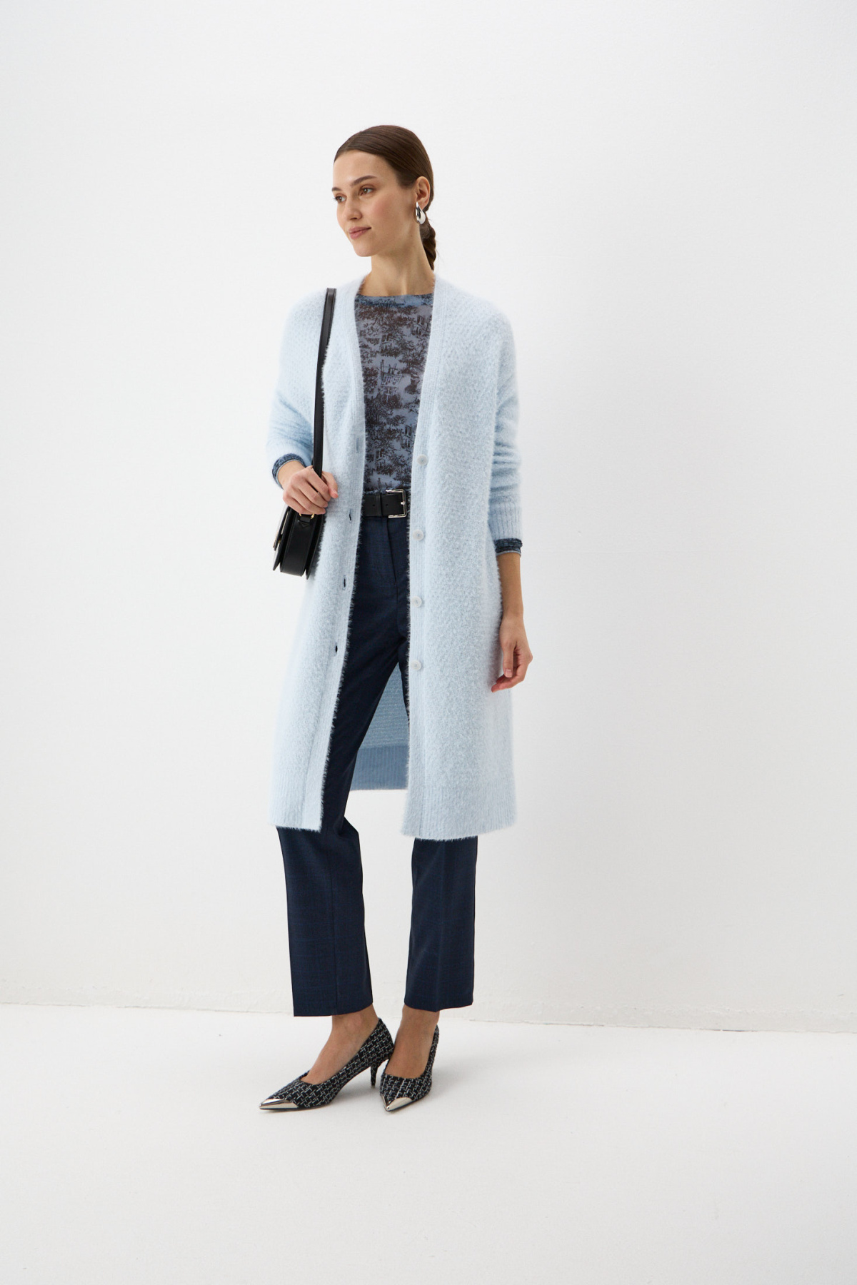 Брюки синие 3