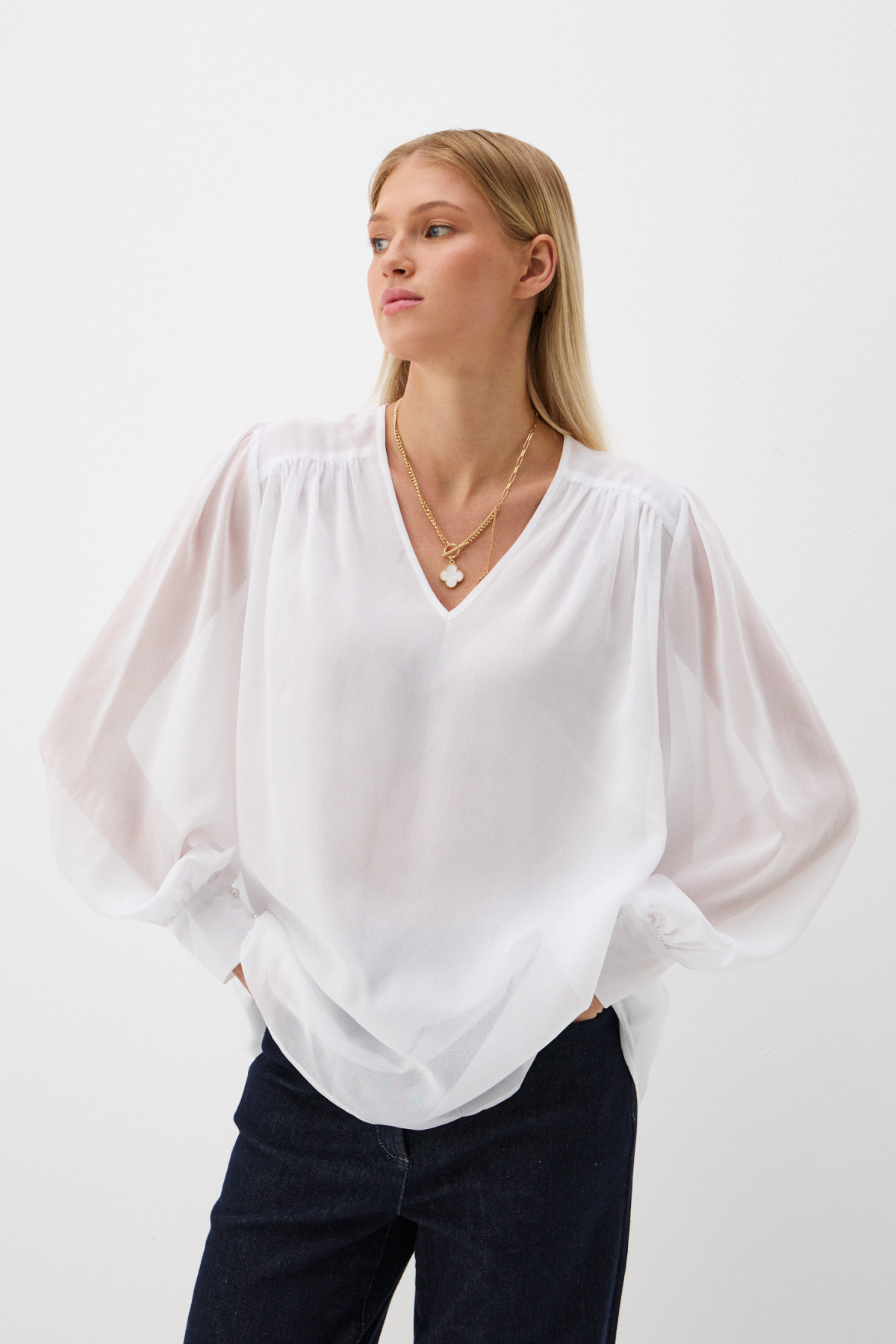 Блузка &quot;Праздничный полет&quot; 5