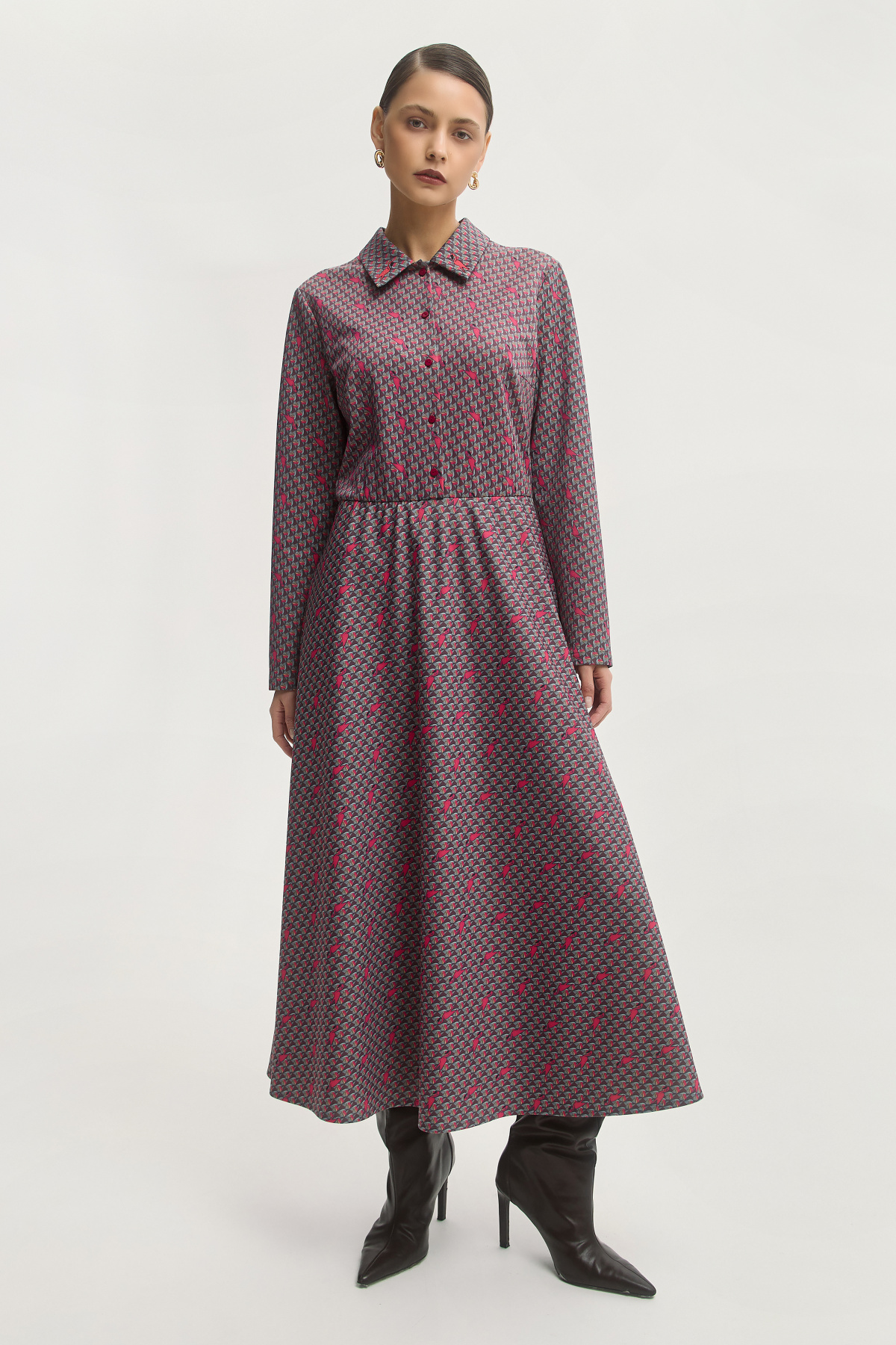  Платье &quot;Созвездие фламинго&quot; 1