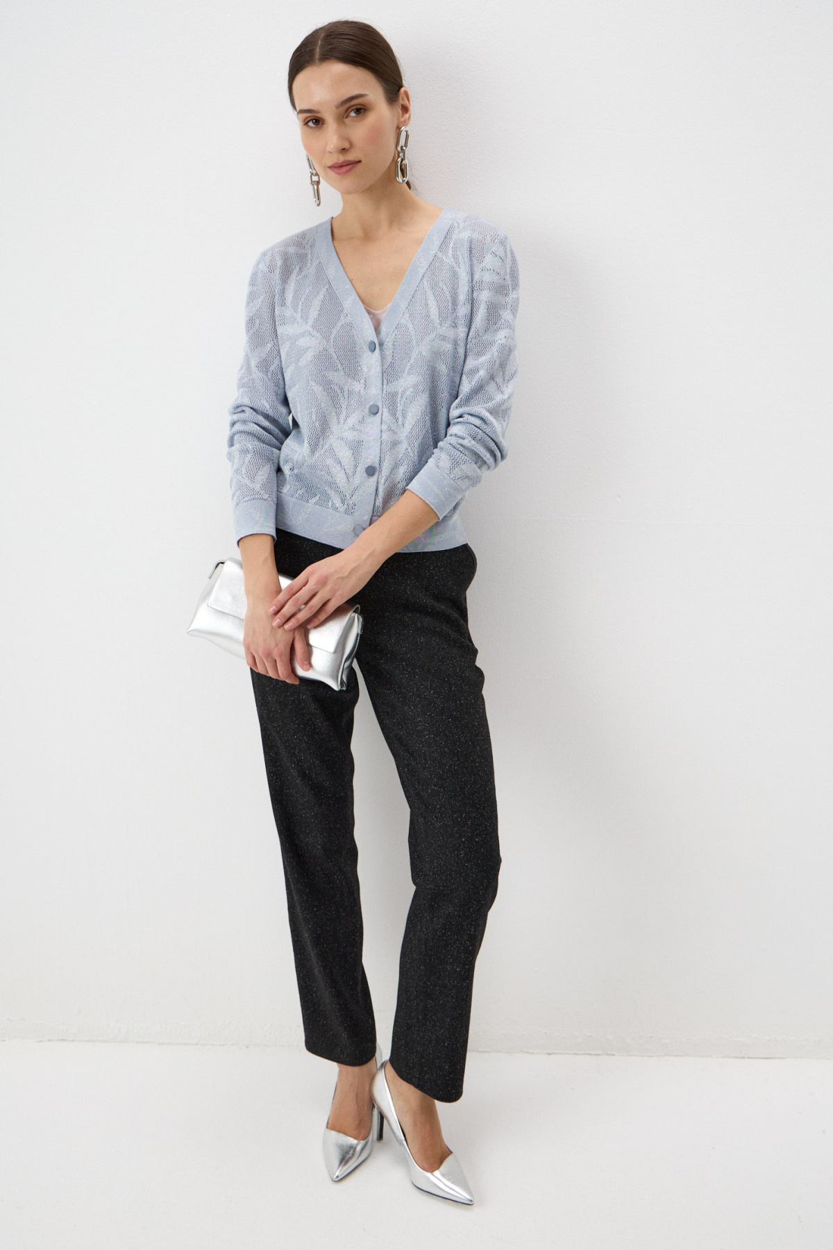 Кардиган голубой 5