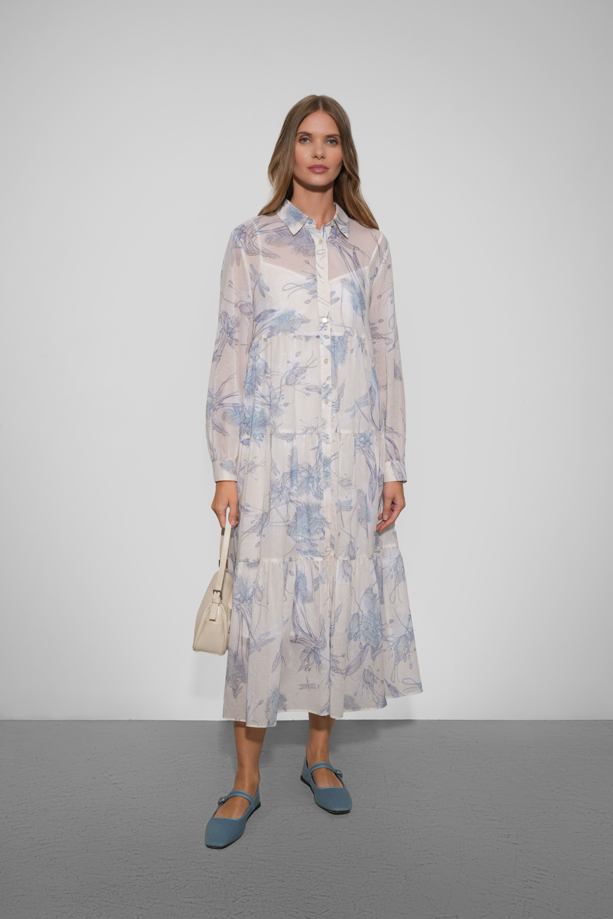 Платье-рубашка &quot;Летний этюд&quot; 0