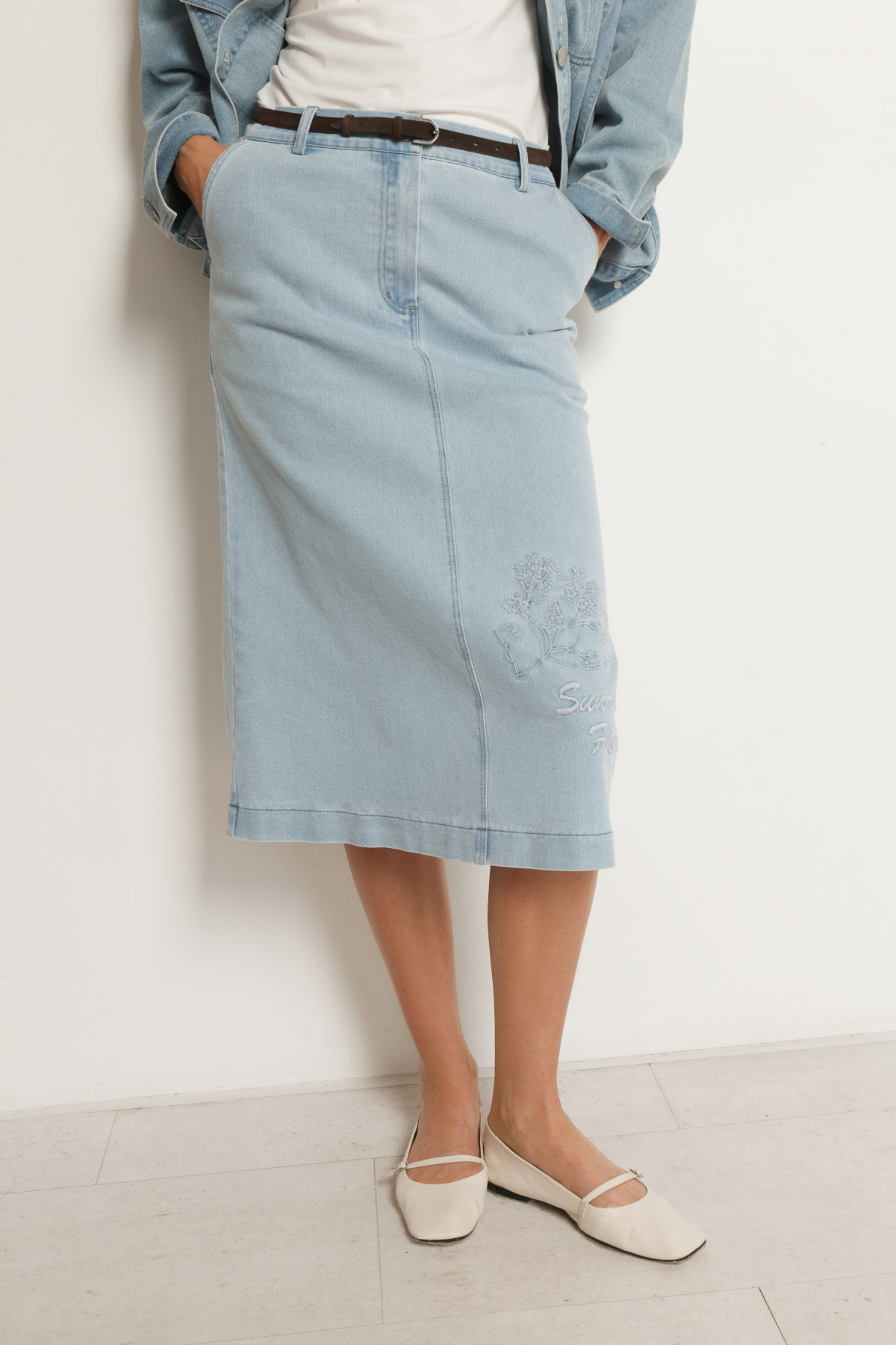 Юбка джинсовая &quot;Неизведанные тропы&quot; 1