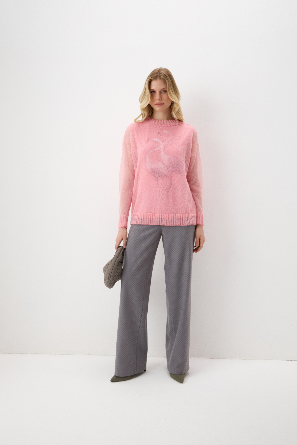 Джемпер &quot;Возвращение фламинго&quot; 6