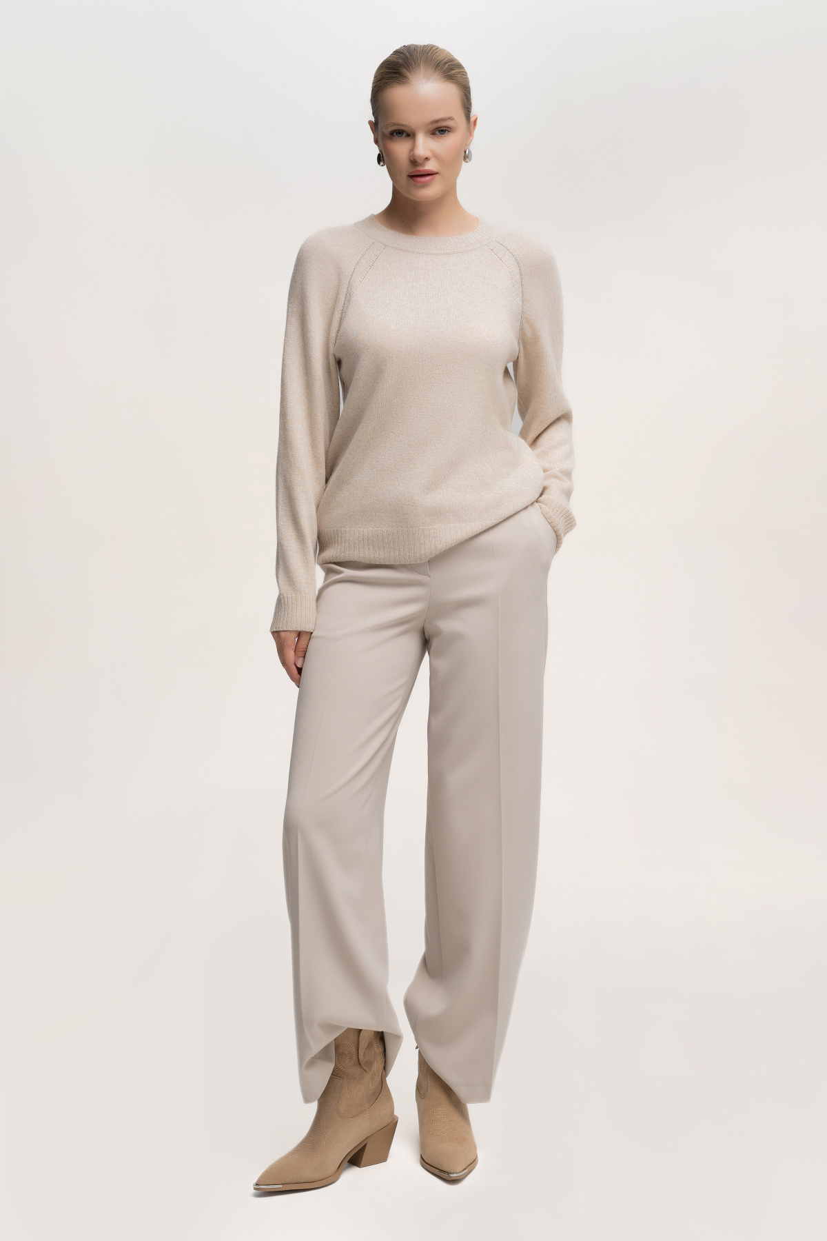 Брюки бежевые 6