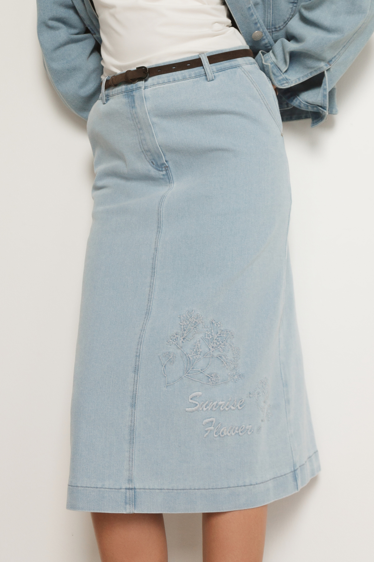 Юбка джинсовая &quot;Неизведанные тропы&quot; 3