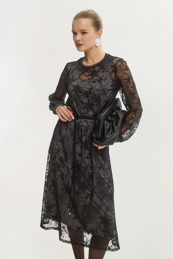 Платье-сетка &quot;Серебряная даль&quot;