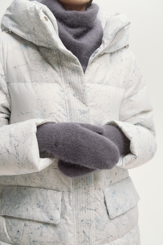 Варежки &quot;Туманный аметист&quot;