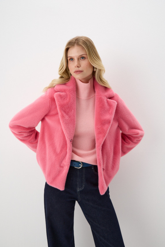 Шуба &quot;Возвращение фламинго&quot;