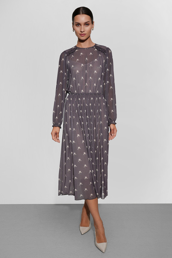 Набор платье тёмное &quot;Мелодия утра&quot;